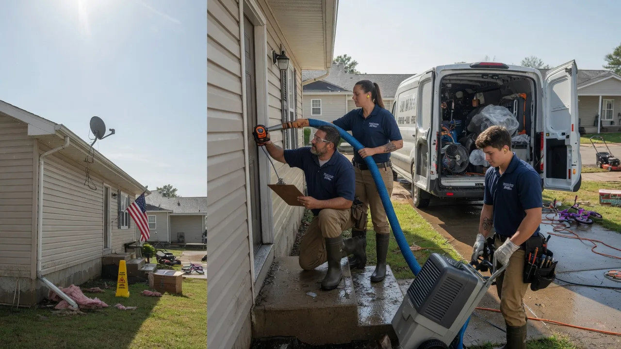 Ceiling Water Damage Restoration in Sharon, OK near me